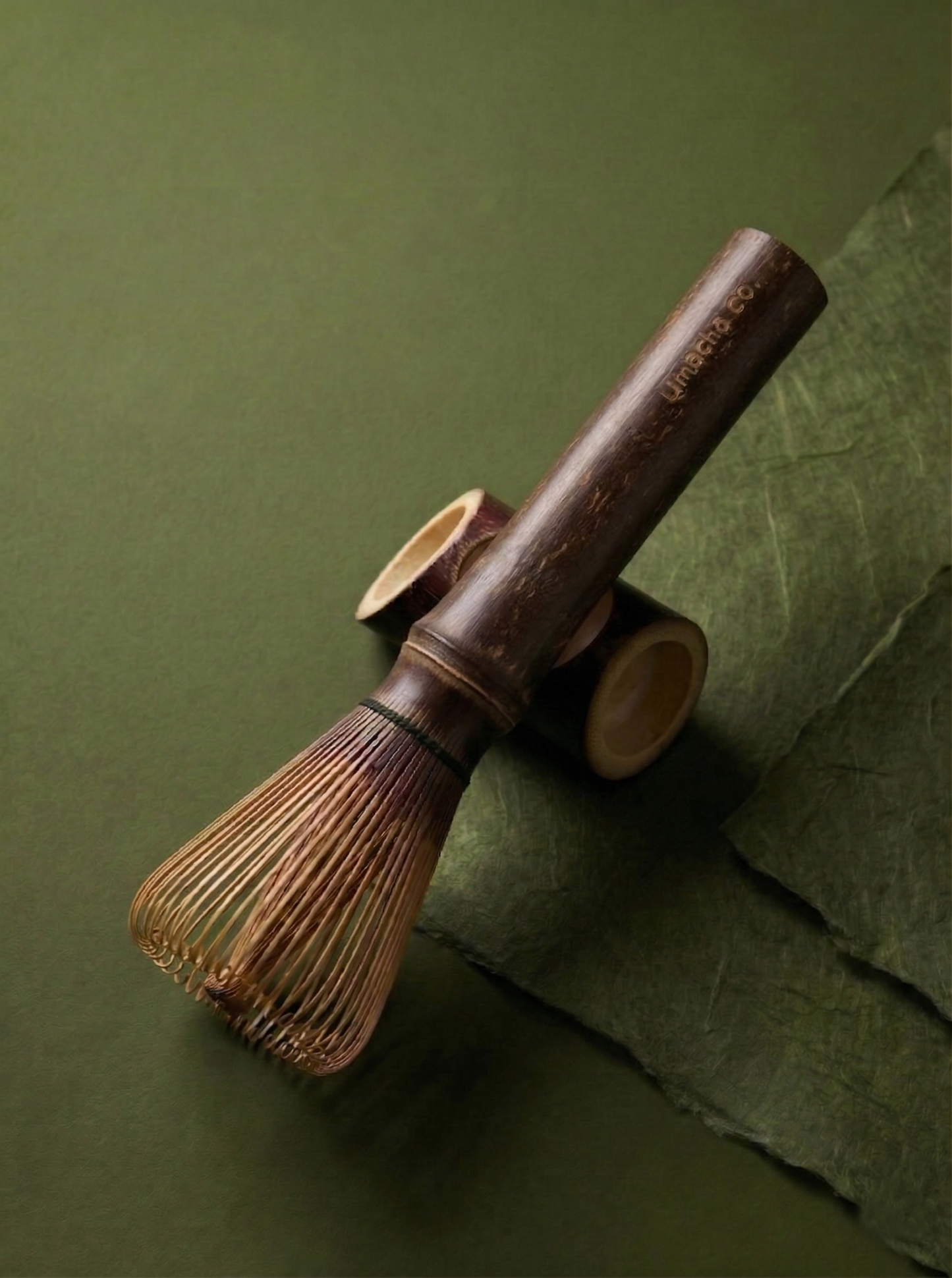 Umacha Co. | Purple Bamboo Long Handle Matcha Whisk (Chasen)