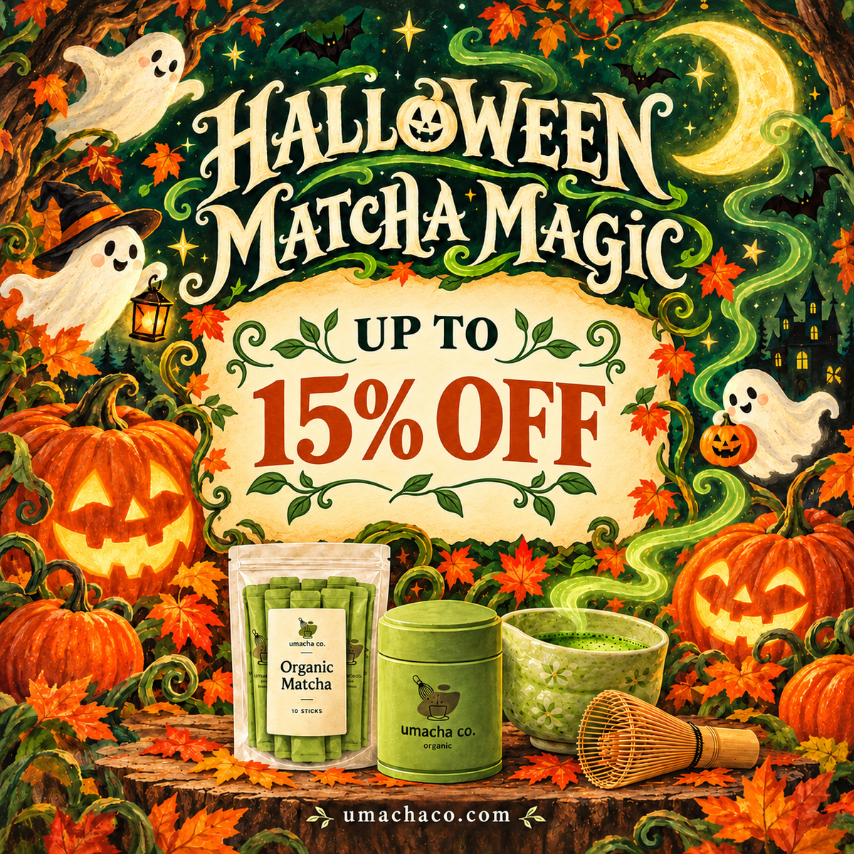 Halloween Matcha Magic