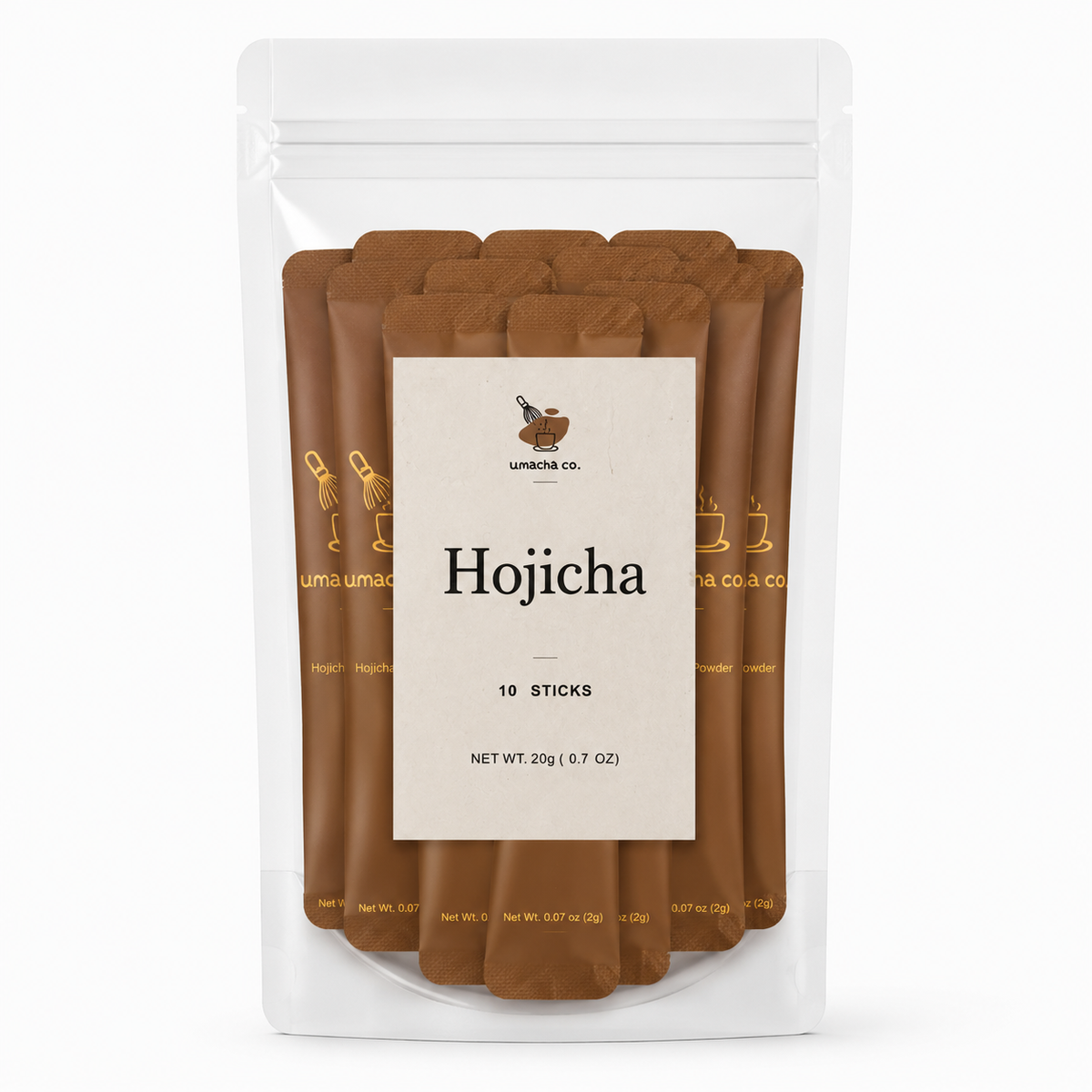 Umacha Co. Hojicha Roasted Green Tea Powder – Individual Hojicha Sticks