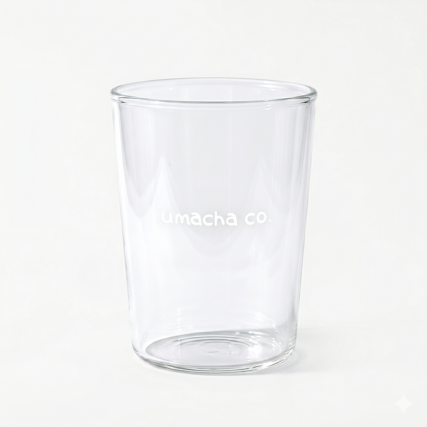 Umacha Premium Borosilicate Glass Cup | Minimalist Heat-Resistant Matcha Tumbler (12.85oz / 380ml)