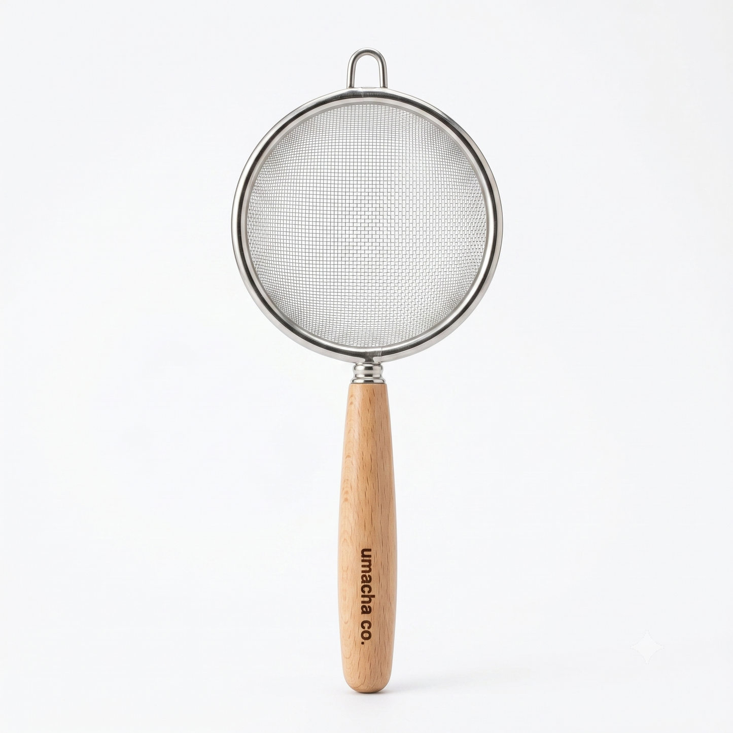 Umacha Co. Artisan Matcha Sifter - Stainless Steel & Wooden Handle