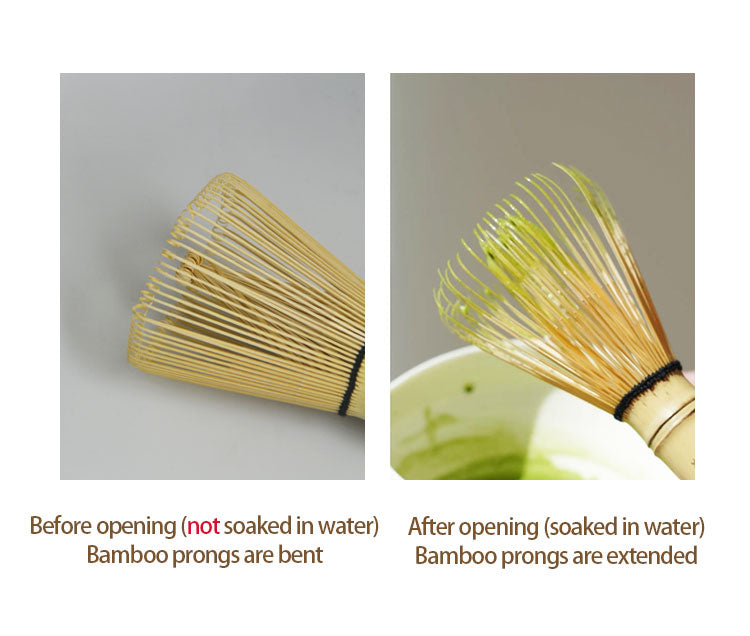 Umacha Co. Premium Golden Bamboo Matcha Whisk - Traditional Tea Master Tool