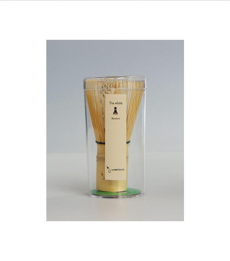 Umacha Co. Premium Golden Bamboo Matcha Whisk - Traditional Tea Master Tool