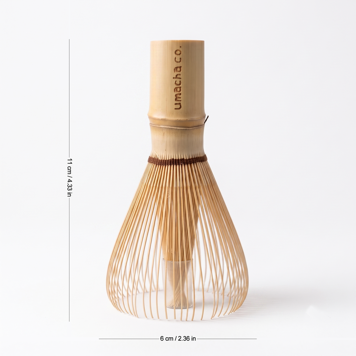 Umacha Co. "Shin" Premium Handmade Bamboo Matcha Whisk (Chasen)