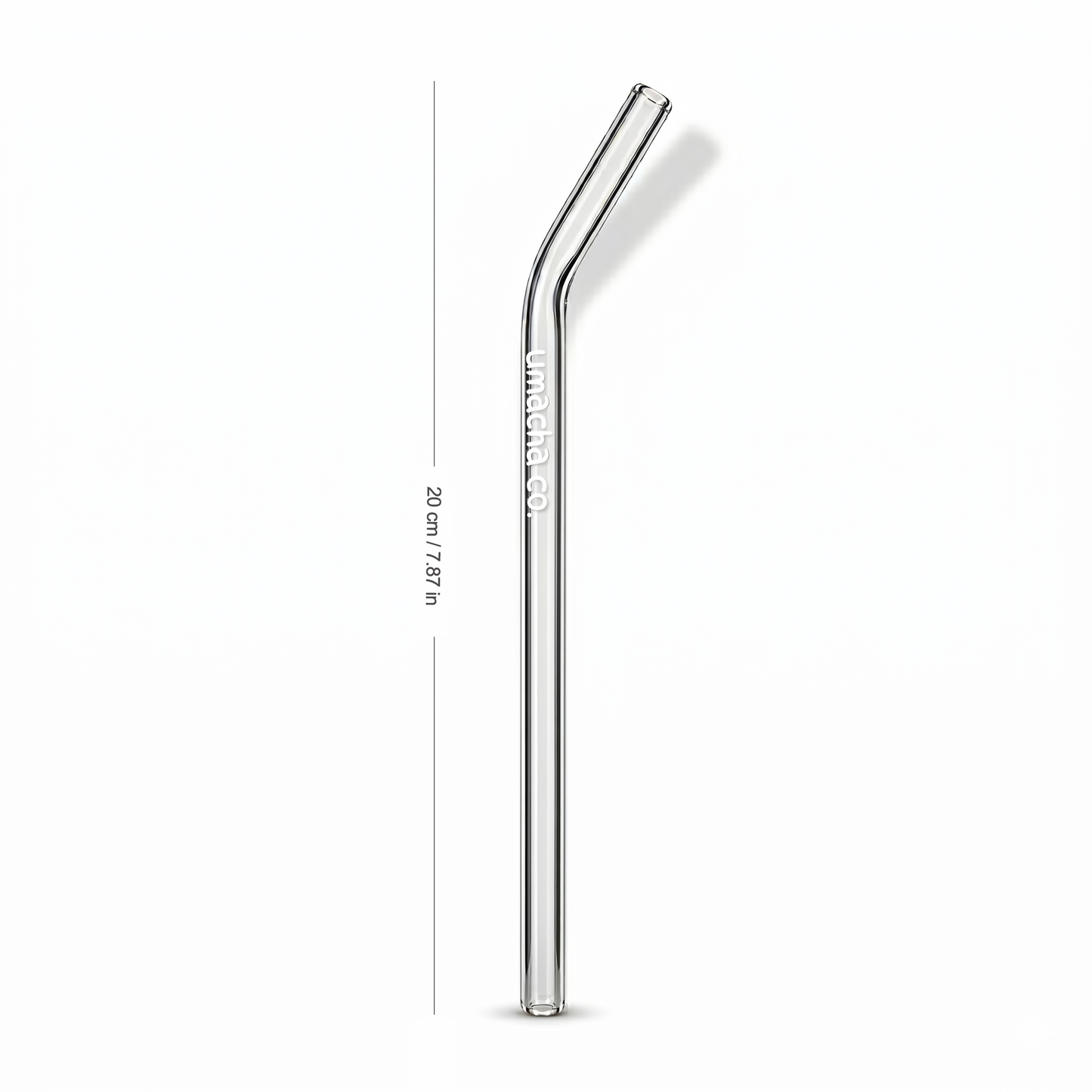 Umacha co. Reusable Borosilicate Glass Straw - Eco-Friendly Drinking Straw Set