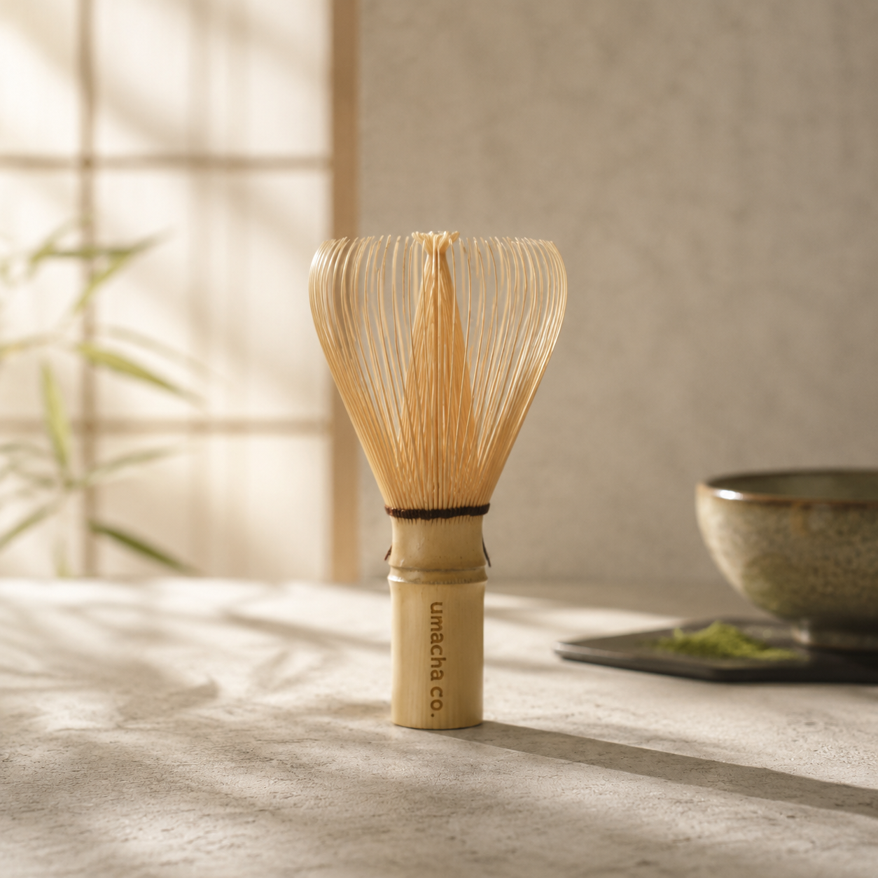 Umacha Co. "Shin" Premium Handmade Bamboo Matcha Whisk (Chasen)